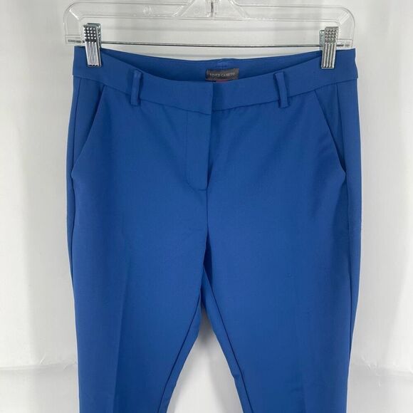 Vince Camuto Women's Work Pants Career Trousers Taper Leg Stretch Blue Size 0 - Picture 11 of 15